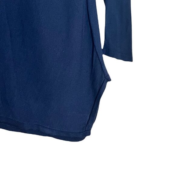 Alfani Petites Asymmetrical Crewneck Shirt - Picture 4 of 7